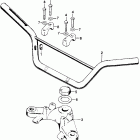 CL125S Руль и панель переднего номера