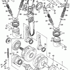 CB200 Коленвал и поршни