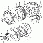 CB350F Сцепление