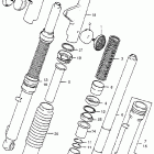 CT90K5 Передняя вилка