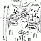 CB450K6 Speedometer @ tachometer k6-k7