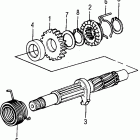 CB350F Кик стартер