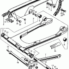 CL450K4 Swingarm @ drive chain