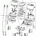 CL350K5 Headlight @ speedometer  @ tachometer
