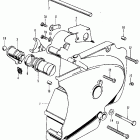 CB500 Крышка картера левая