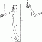 SL125K2 Change pedal @ kick starter