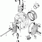 Z50AK4 Cylinder head cover  @ inletpipe