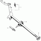 CB500 Gearshift spindle