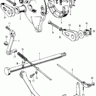 CB500 Rear brake panel @ brake pedal