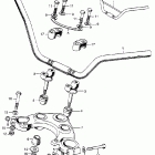 CL350K5 Руль и панель переднего номера