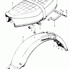 CL100S3 Seat @ rear fender