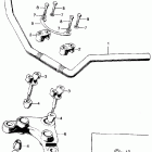 CB175K7 Руль и панель переднего номера