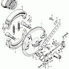 CL350K5 Cl350k5  front brake @ panel