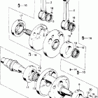 CB175K7 Коленвал