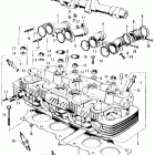 CB500 Cylinder head @ camshaft