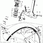 CB500 Steering stem @ front fender