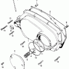 CB175K7 Крышка картера правая