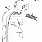 CL350K5 Left handle switch @ cable