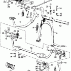 CB175K7 Brake pedal @ main stand