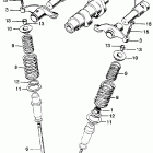 SL125K2 Распредвал и клапана