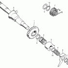 CL350K5 Кик стартер