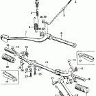 SL125K2 Step bar @ side stand  @ brakepedal