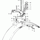 SL100K2 Steering stem @ front fender