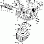 SL125K2 Цилиндр и головка цилиндра