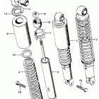 CB175K7 Rear shock absorber k7