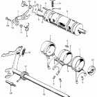 CL350K5 Барабан и вилки переключения