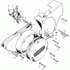 CL350K5 Left crankcase cover  @ rearcover