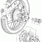 CL350K5 Заднее колесо