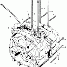 SL125K2 Right crankcase @ left crankcase