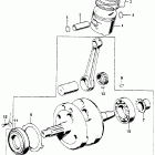 SL100K2 Коленвал и поршни