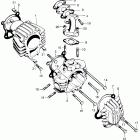 QA50K1 Цилиндр и головка цилиндра