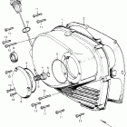 CL350K5 Крышка картера правая