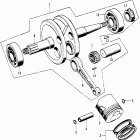 SL70 Коленвал и поршни
