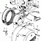 CB750K2 Alternator @ alternator cover