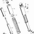 CL70K2 Rear shock absorber k1-k3