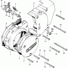 SL350K1 Left crankcase cover  @ rearcover
