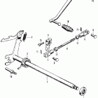 CB350K3 Gearshift spindle @ change pedal