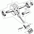 CT70HK1 Коленвал и поршни