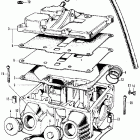 CB350K3 Cylinder head cover @ cam case