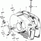 SL350K1 Крышка картера правая