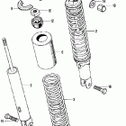 CL350K4 Rear shock absorber k4