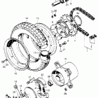 CT70HK1 Заднее колесо