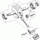 C70K1 Коленвал и поршни