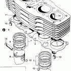 CB750K2 Cylinder @ piston