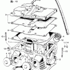SL350K1 Cylinder head cover @ cam case