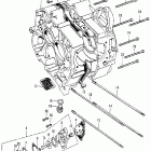 C70K1 Crankcase @ oil pump